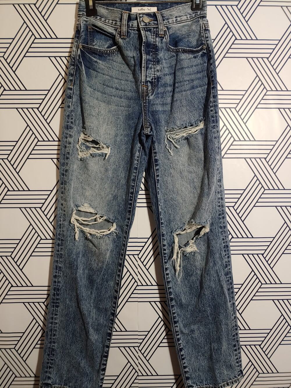 Womens Willow and Root Button Fly Dad Jean Size 24
